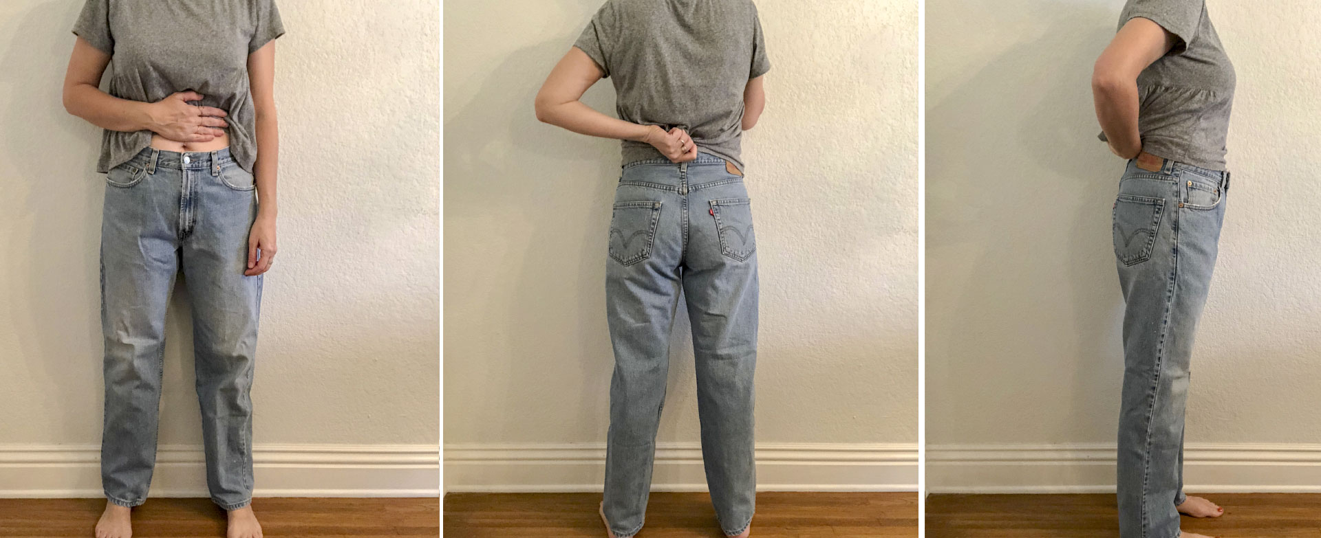 levi's size 12 waist in inches