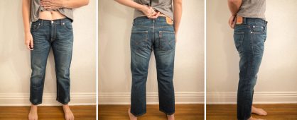 vintage levi's fit guide